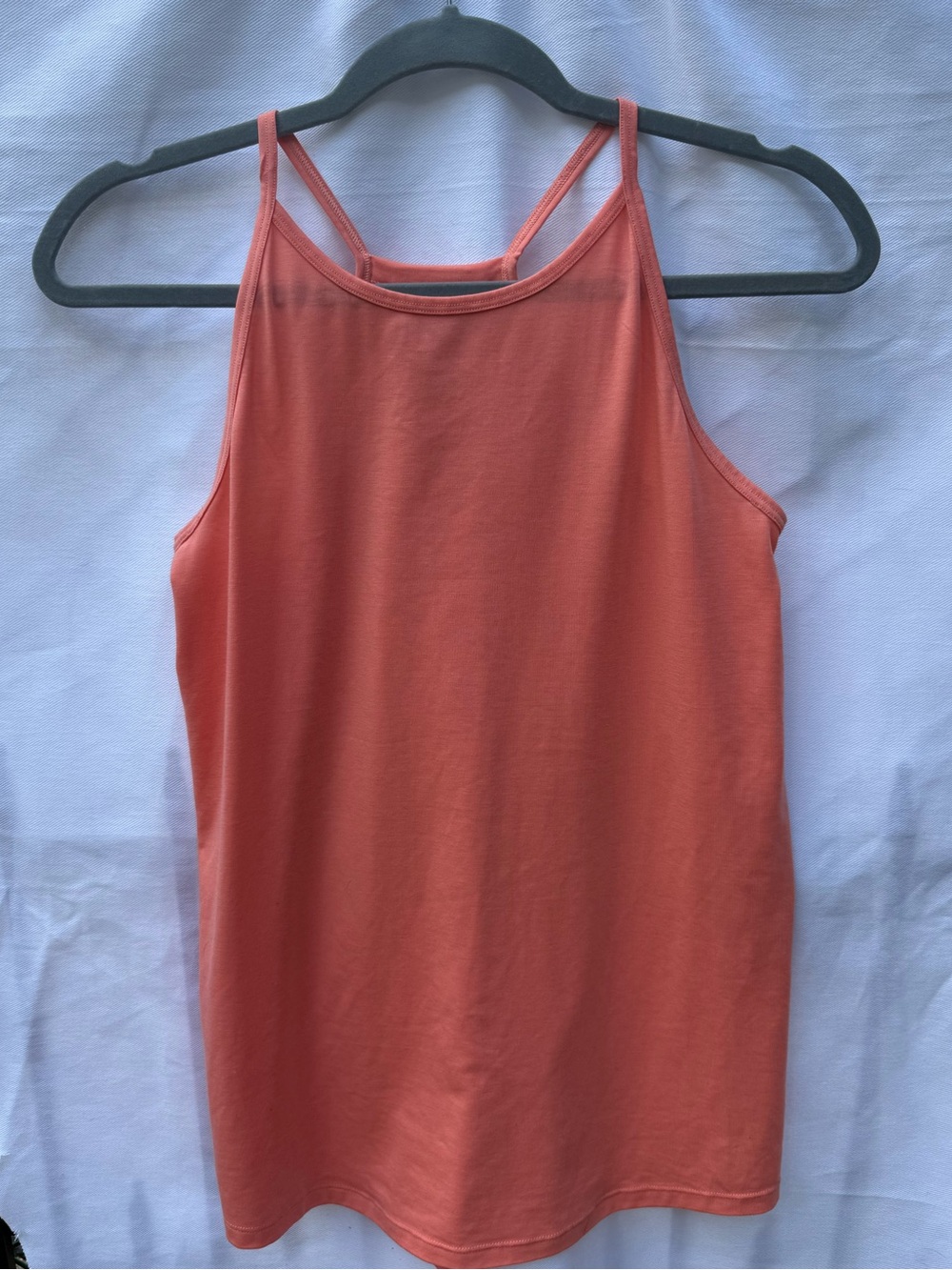 Athleta Women's High-Neck Double-Strap Tank - Coral